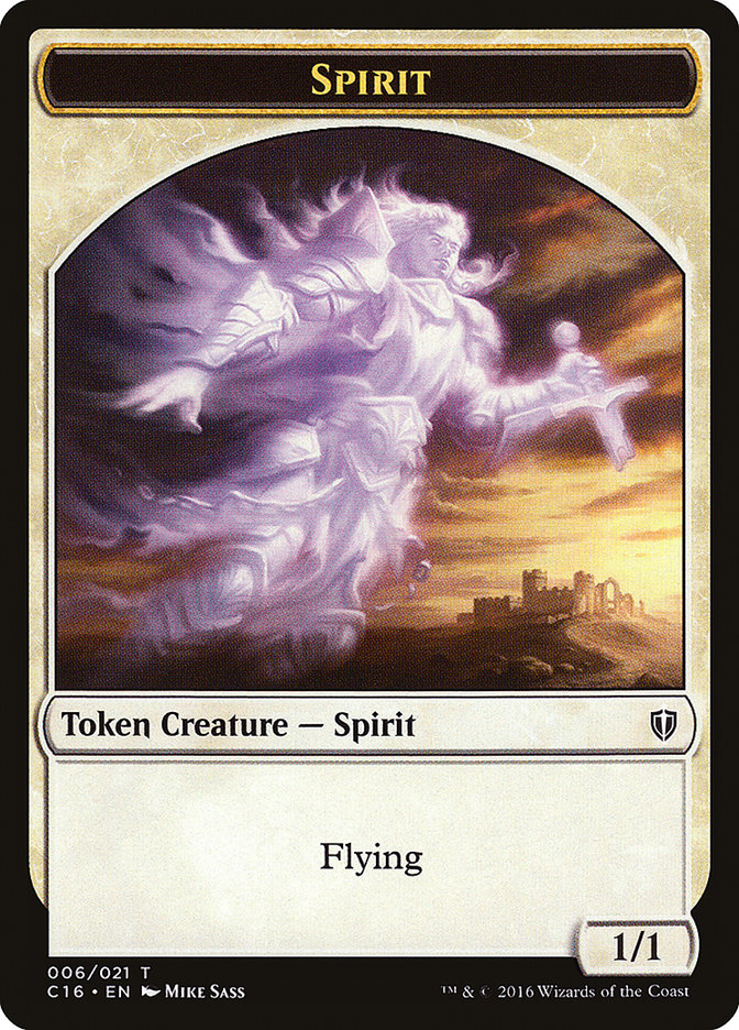Saproling (016) // Spirit (006) Double-Sided Token [Commander 2016 Tokens] | Gear Gaming Bentonville