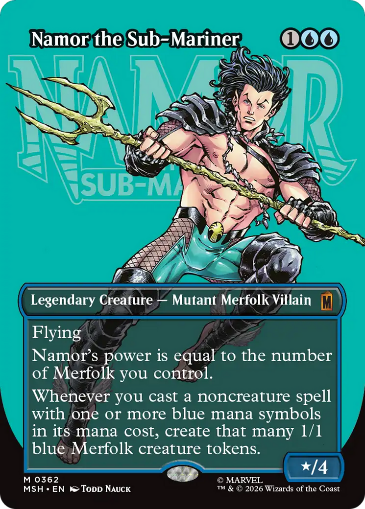 Namor the Sub-Mariner (Borderless) [Marvel Super Heroes] | Gear Gaming Bentonville