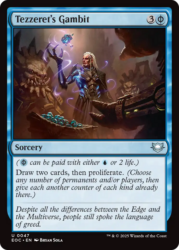 Tezzeret's Gambit [Edge of Eternities Commander] | Gear Gaming Bentonville
