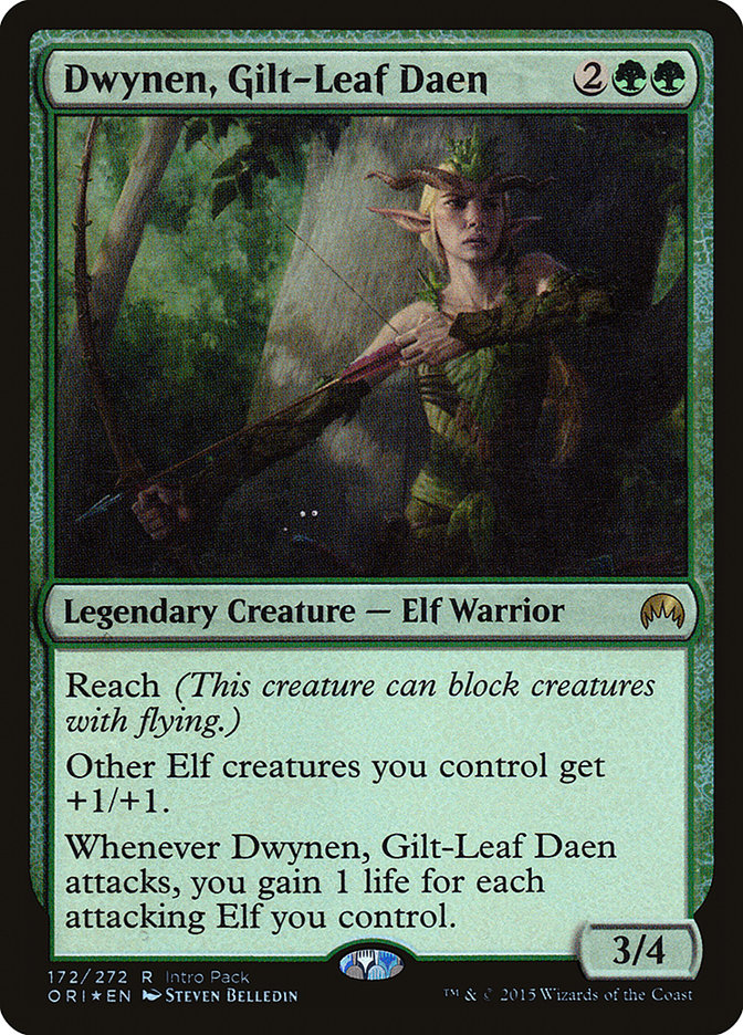Dwynen, Gilt-Leaf Daen (Intro Pack) [Magic Origins Promos] | Gear Gaming Bentonville