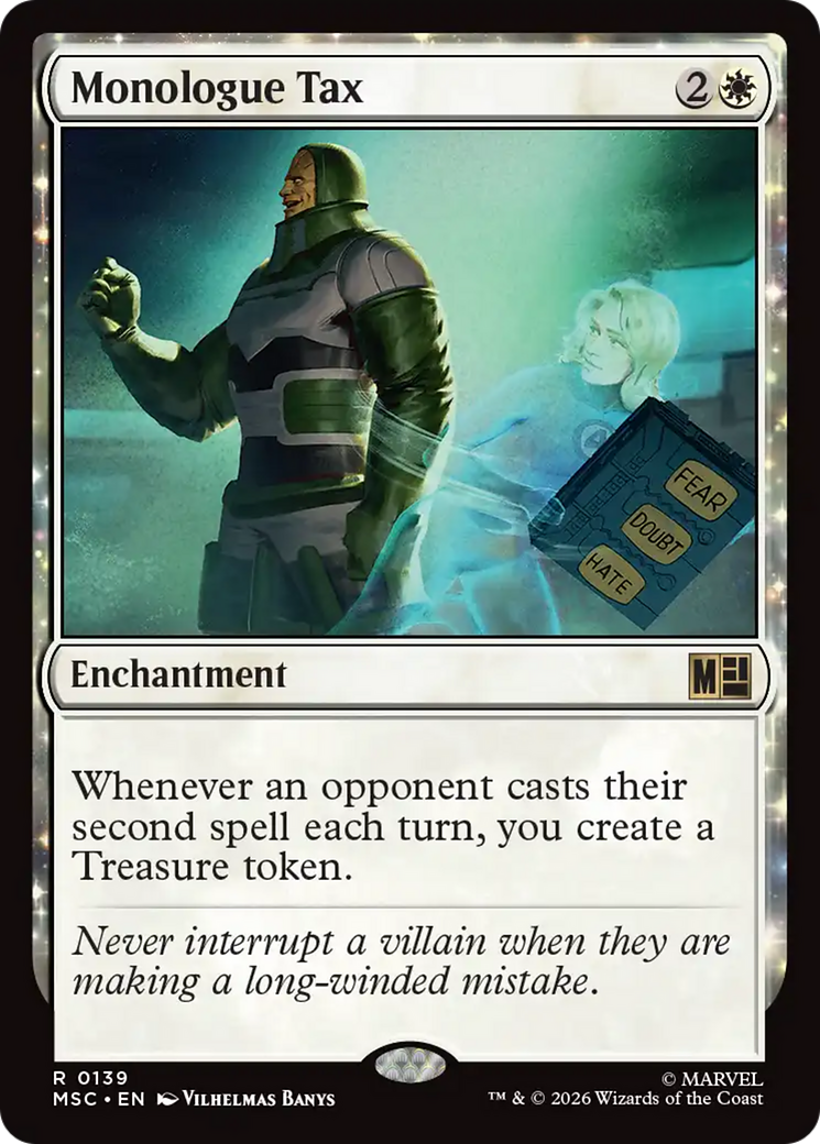 Monologue Tax [Marvel Super Heroes Commander] | Gear Gaming Bentonville