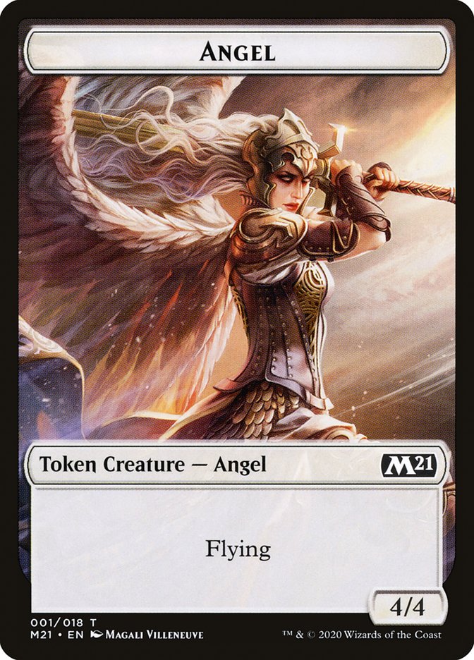 Angel Token [Core Set 2021 Tokens] | Gear Gaming Bentonville