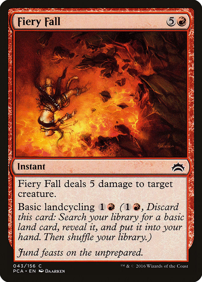 Fiery Fall [Planechase Anthology] | Gear Gaming Bentonville