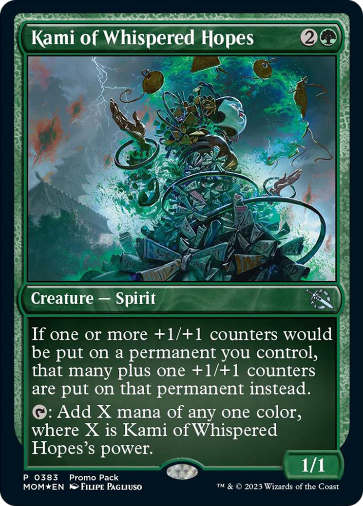 Kami of Whispered Hopes (Promo Pack) [March of the Machine Promos] | Gear Gaming Bentonville