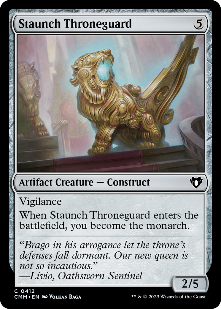 Staunch Throneguard [Commander Masters] | Gear Gaming Bentonville