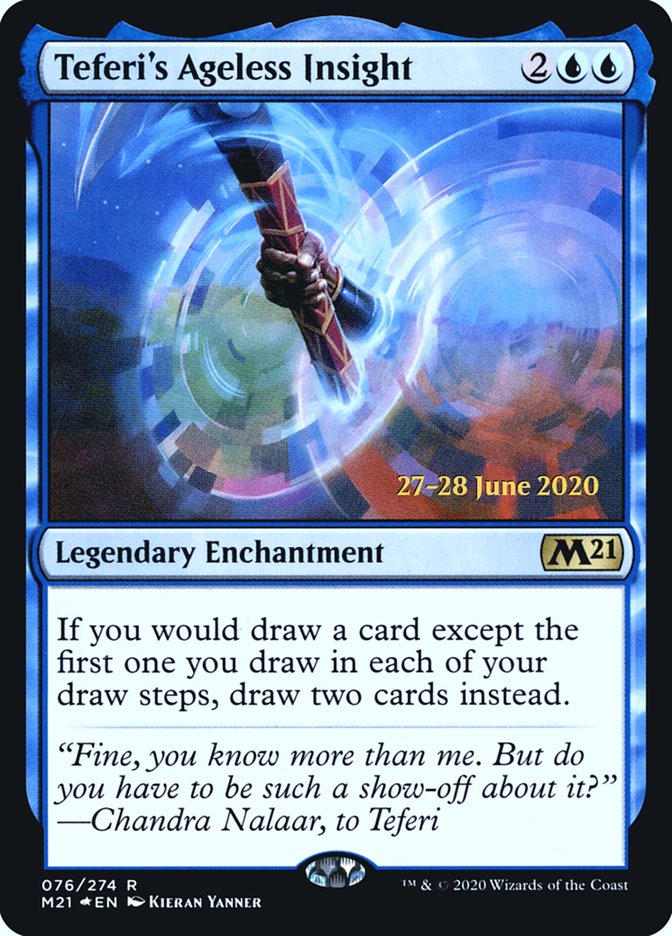 Teferi's Ageless Insight [Core Set 2021 Prerelease Promos] | Gear Gaming Bentonville