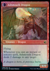 Smoldering Egg // Ashmouth Dragon [Innistrad: Midnight Hunt Prerelease Promos] | Gear Gaming Bentonville