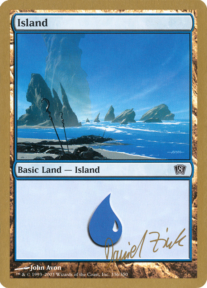 Island (dz336) (Daniel Zink) [World Championship Decks 2003] | Gear Gaming Bentonville