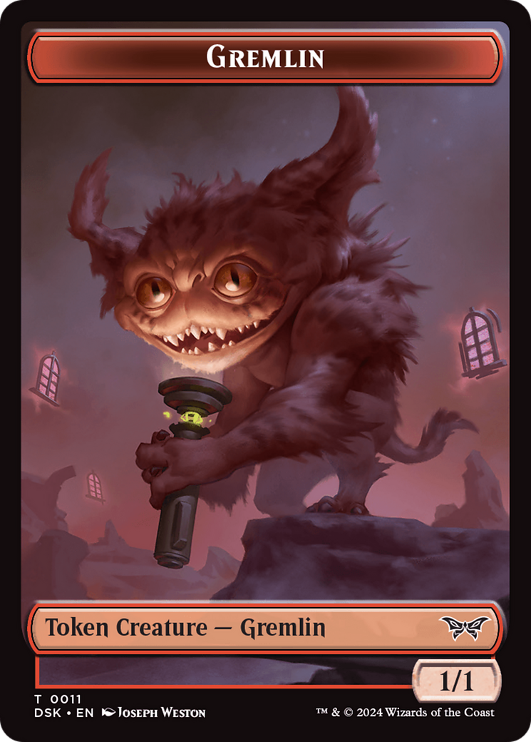 Gremlin Token [Duskmourn: House of Horror Tokens] | Gear Gaming Bentonville