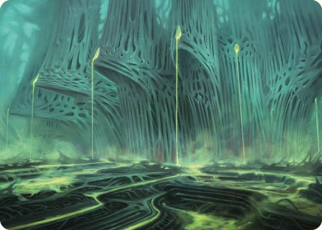 Swamp Art Card [Phyrexia: All Will Be One Art Series] | Gear Gaming Bentonville