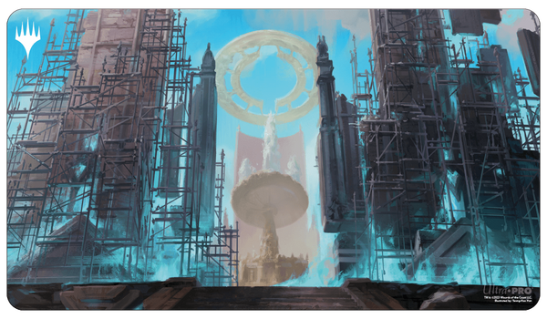 Ravnica Remastered Azorius Senate Hallowed Fountain Standard Gaming Playmat for Magic: The Gathering | Gear Gaming Bentonville