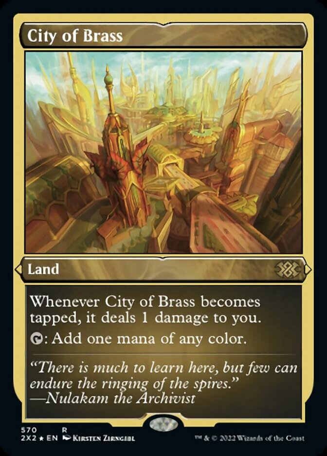 City of Brass (Foil Etched) [Double Masters 2022] | Gear Gaming Bentonville