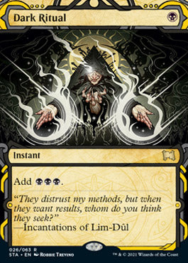 Dark Ritual (Foil Etched) [Strixhaven: School of Mages Mystical Archive] | Gear Gaming Bentonville
