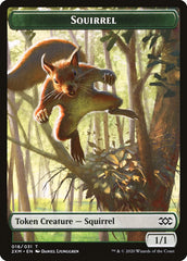 Demon // Squirrel Double-Sided Token [Double Masters Tokens] | Gear Gaming Bentonville