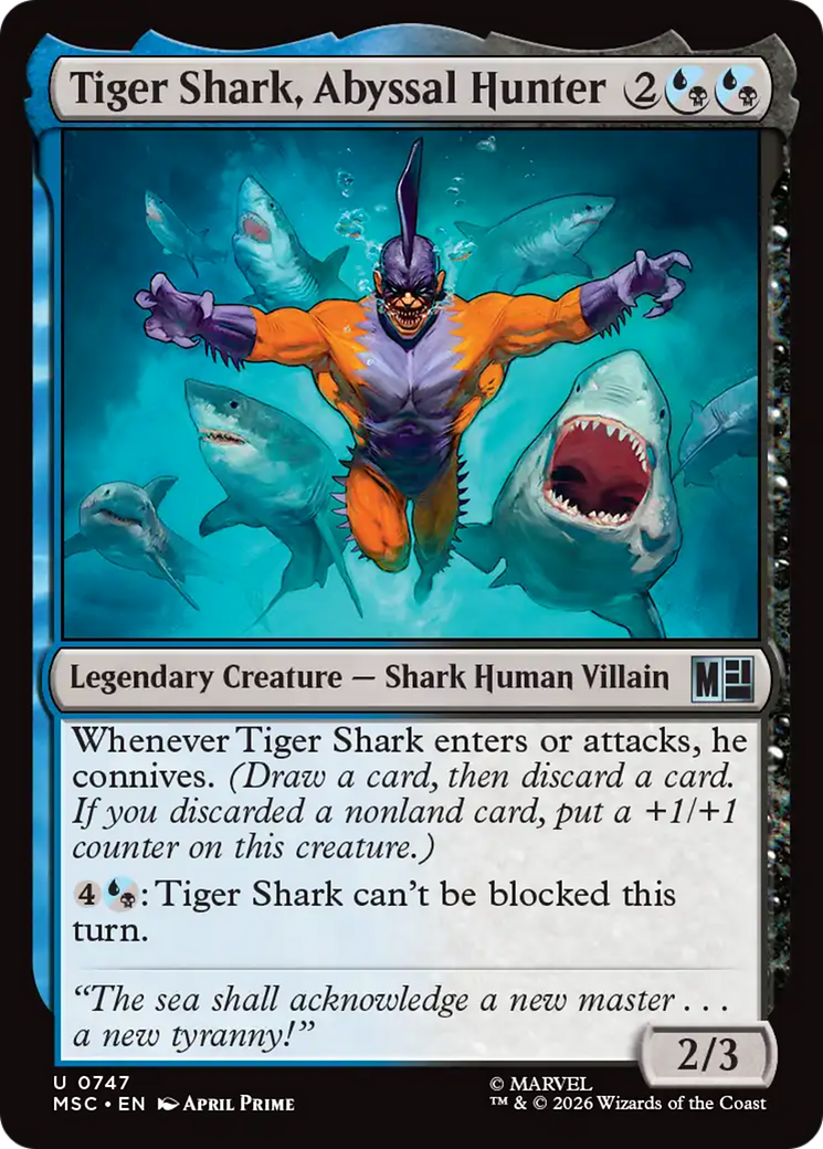 Tiger Shark, Abyssal Hunter [Marvel Super Heroes Commander] | Gear Gaming Bentonville
