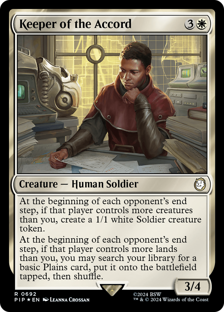Keeper of the Accord (Surge Foil) [Fallout] | Gear Gaming Bentonville