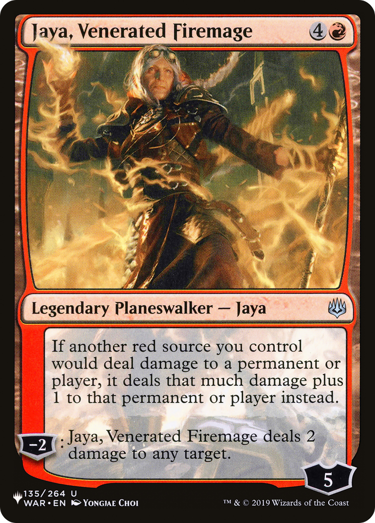 Jaya, Venerated Firemage [The List Reprints] | Gear Gaming Bentonville