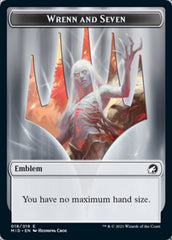 Zombie (005) // Wrenn and Seven Emblem Double-Sided Token [Innistrad: Midnight Hunt Tokens] | Gear Gaming Bentonville