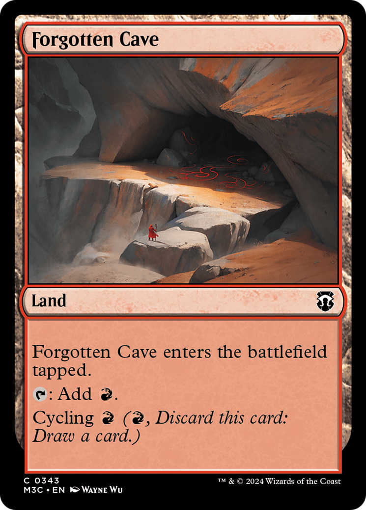 Forgotten Cave (Ripple Foil) [Modern Horizons 3 Commander] | Gear Gaming Bentonville