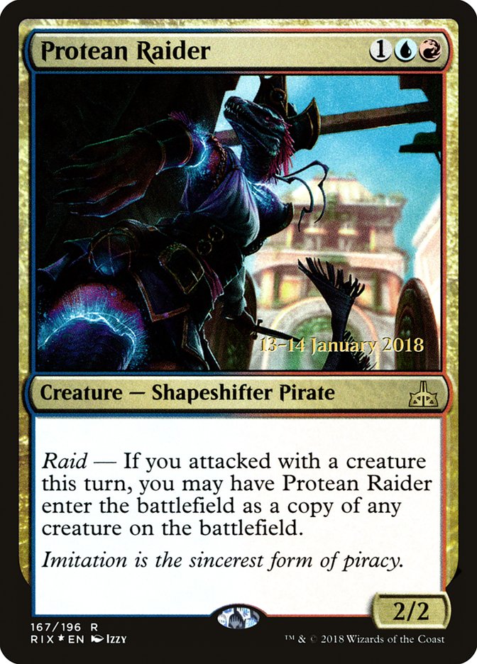 Protean Raider [Rivals of Ixalan Prerelease Promos] | Gear Gaming Bentonville