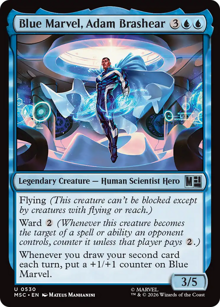 Blue Marvel, Adam Brashear [Marvel Super Heroes Commander] | Gear Gaming Bentonville