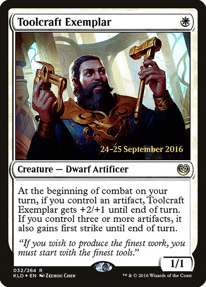 Toolcraft Exemplar [Kaladesh Prerelease Promos] | Gear Gaming Bentonville