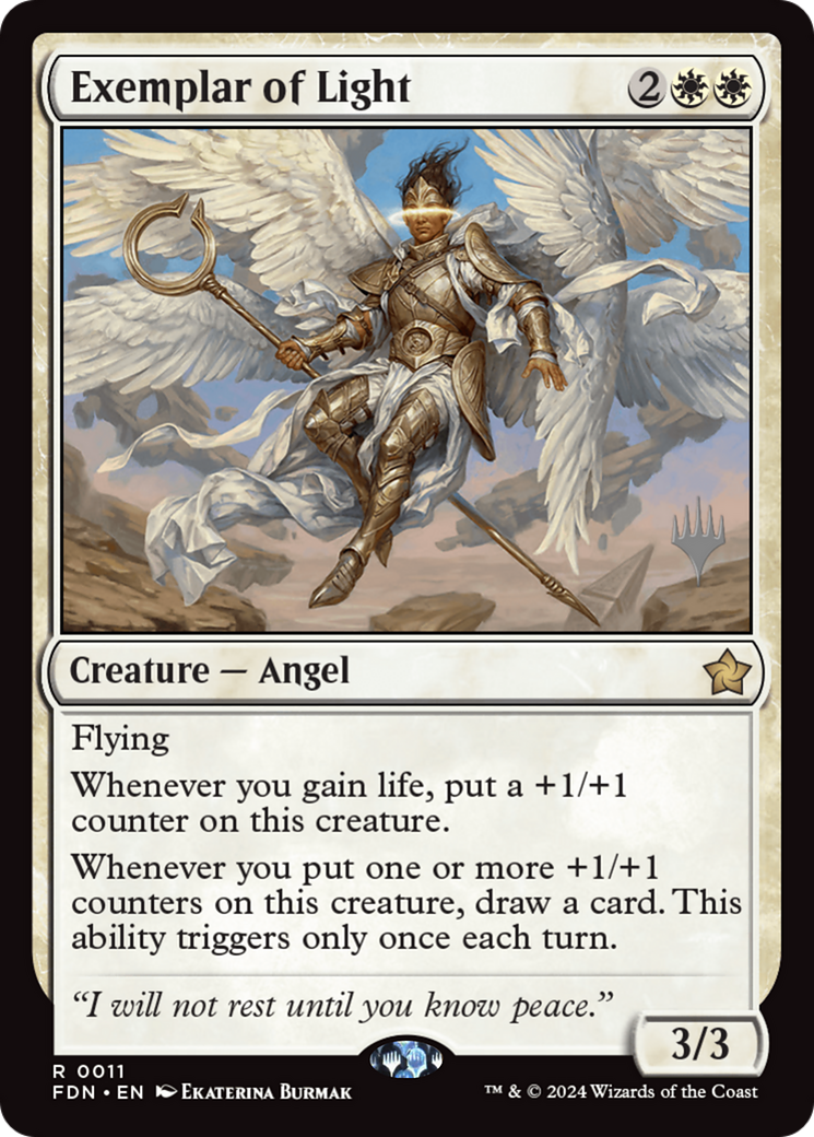 Exemplar of Light [Foundations Promos] | Gear Gaming Bentonville