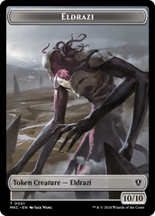 Eldrazi // Tiny Double-Sided Token [Murders at Karlov Manor Commander Tokens] | Gear Gaming Bentonville