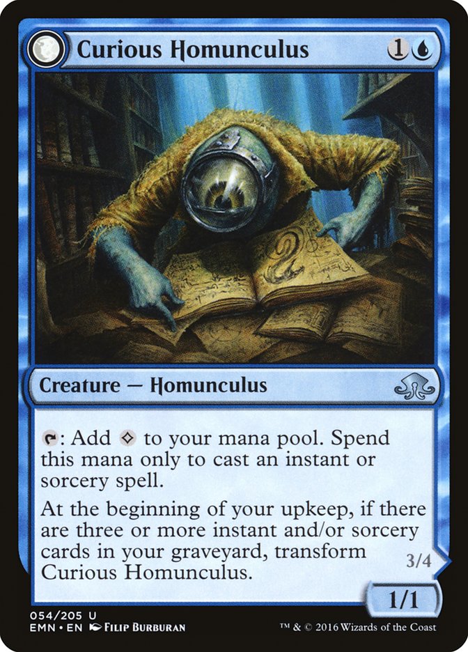 Curious Homunculus // Voracious Reader [Eldritch Moon] | Gear Gaming Bentonville
