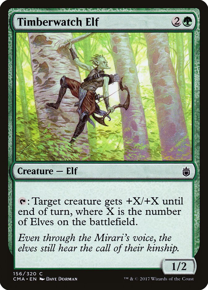 Timberwatch Elf [Commander Anthology] | Gear Gaming Bentonville