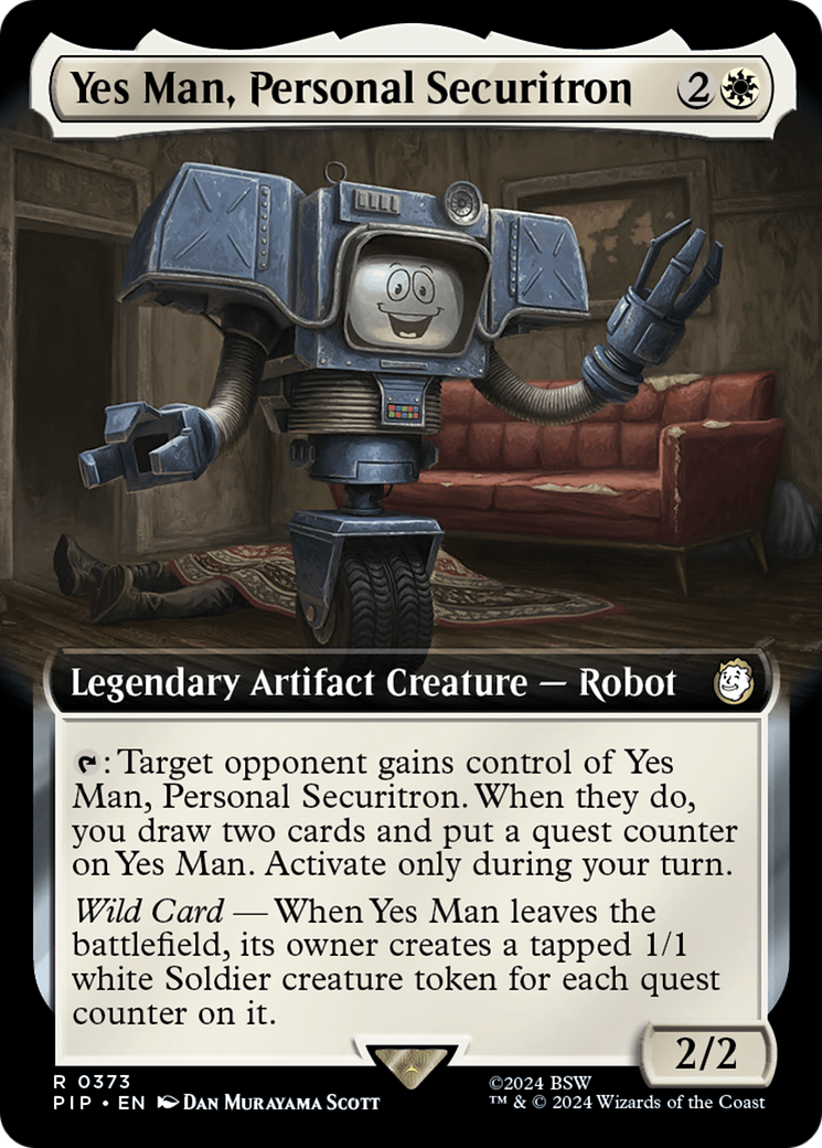 Yes Man, Personal Securitron (Extended Art) [Fallout] | Gear Gaming Bentonville