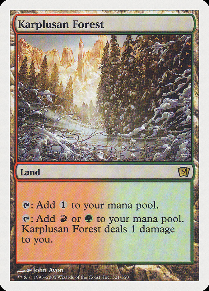 Karplusan Forest [Ninth Edition] | Gear Gaming Bentonville