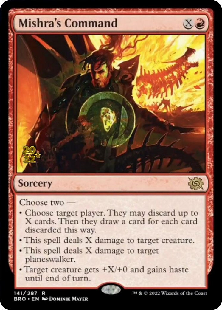 Mishra's Command [The Brothers' War Prerelease Promos] | Gear Gaming Bentonville