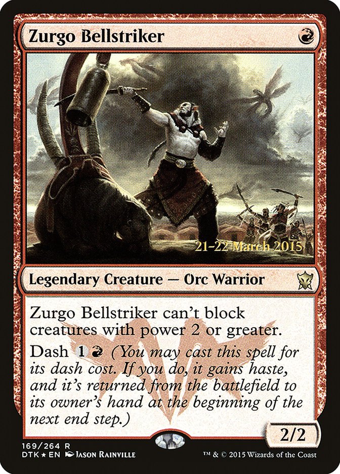 Zurgo Bellstriker [Dragons of Tarkir Prerelease Promos] | Gear Gaming Bentonville