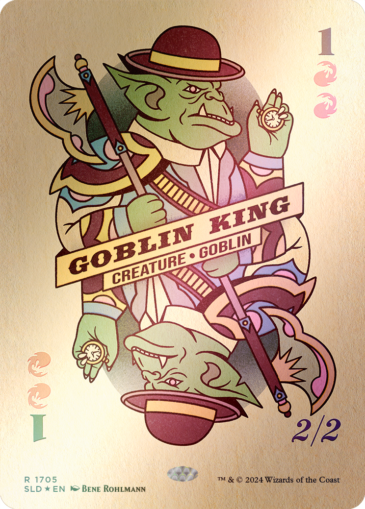 Goblin King (1705) (Rainbow Foil) [Secret Lair Drop Series] | Gear Gaming Bentonville