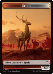 Copy // Spirit (0010) Double-Sided Token [Secrets of Strixhaven Tokens] | Gear Gaming Bentonville