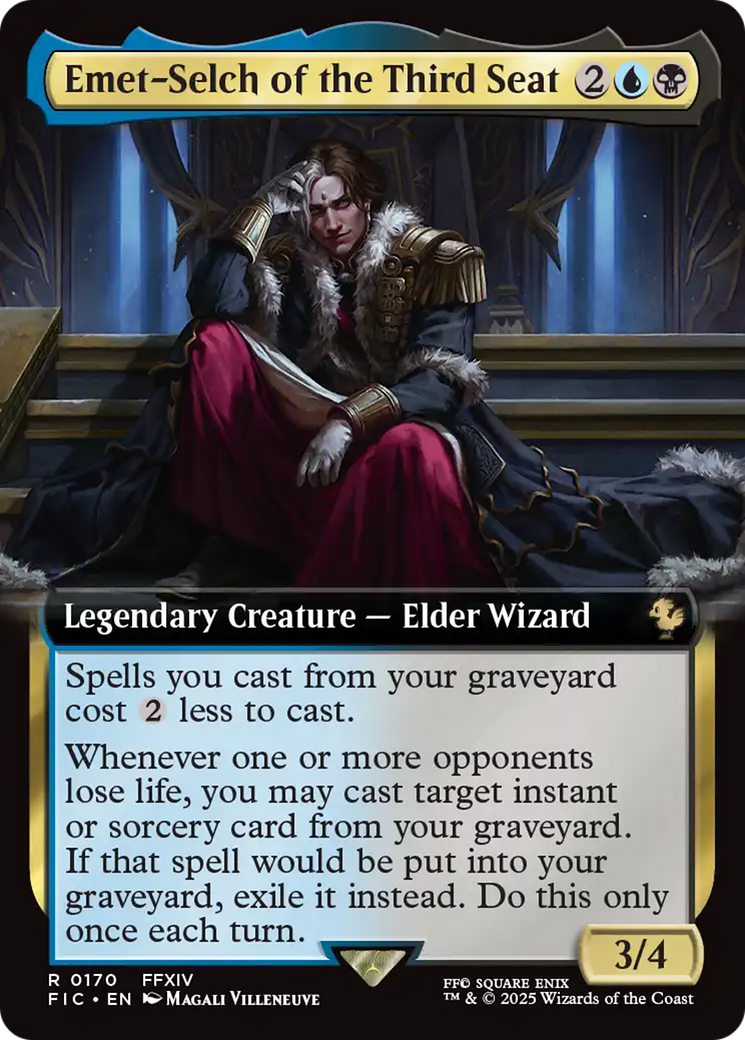 Emet-Selch of the Third Seat (Extended Art) [FINAL FANTASY Commander] | Gear Gaming Bentonville
