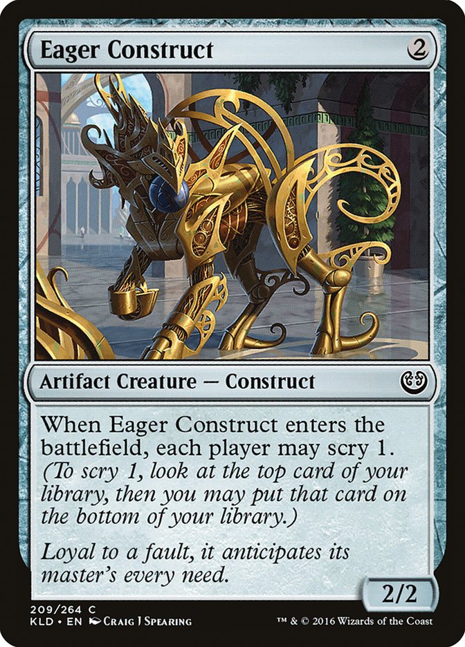 Eager Construct [Kaladesh] | Gear Gaming Bentonville