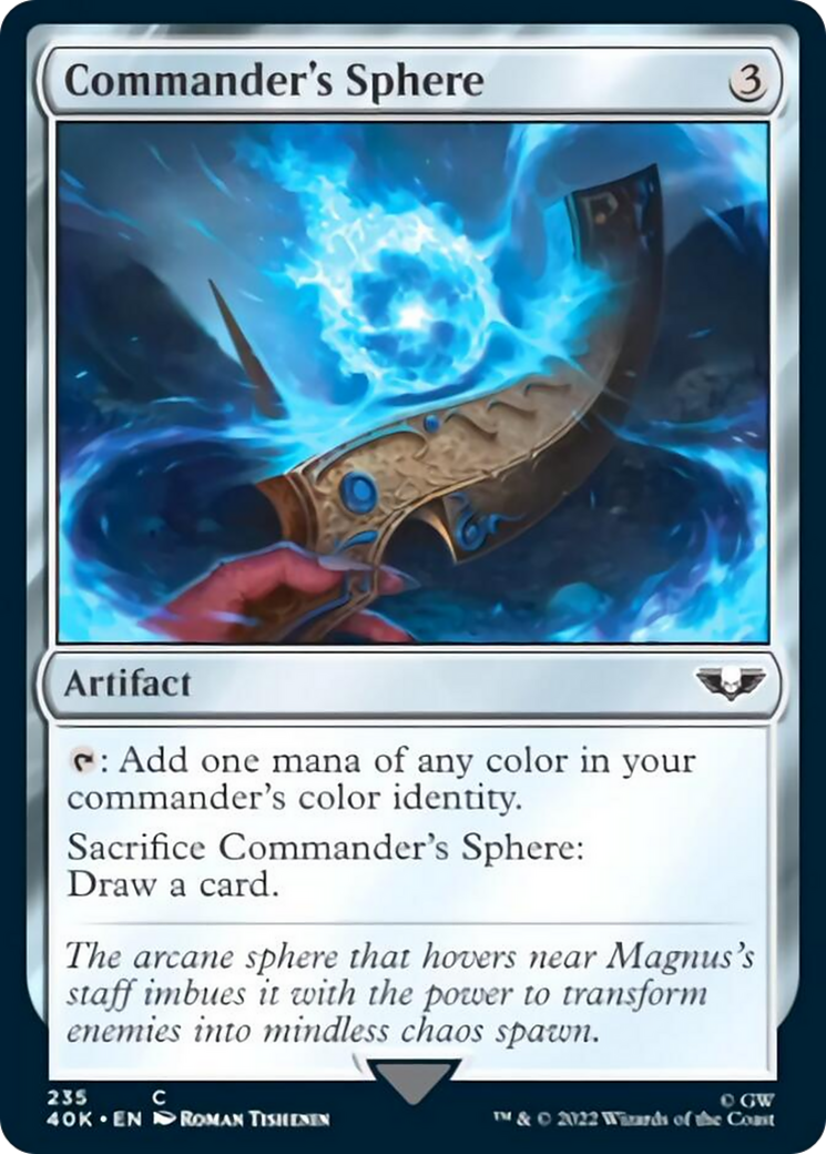 Commander's Sphere (235) (Surge Foil) [Warhammer 40,000] | Gear Gaming Bentonville