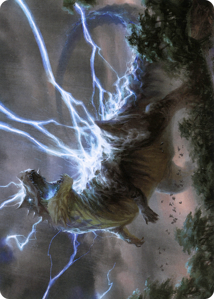 Thrasta, Tempest's Roar Art Card (41) [Modern Horizons 2 Art Series] | Gear Gaming Bentonville