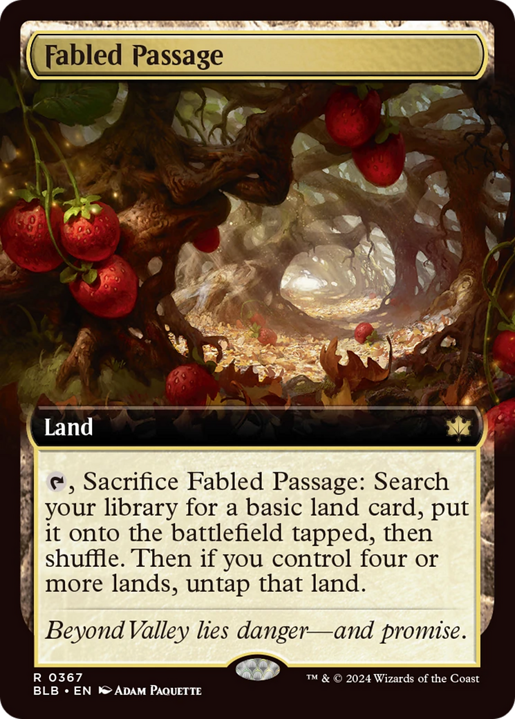 Fabled Passage (Extended Art) [Bloomburrow] | Gear Gaming Bentonville