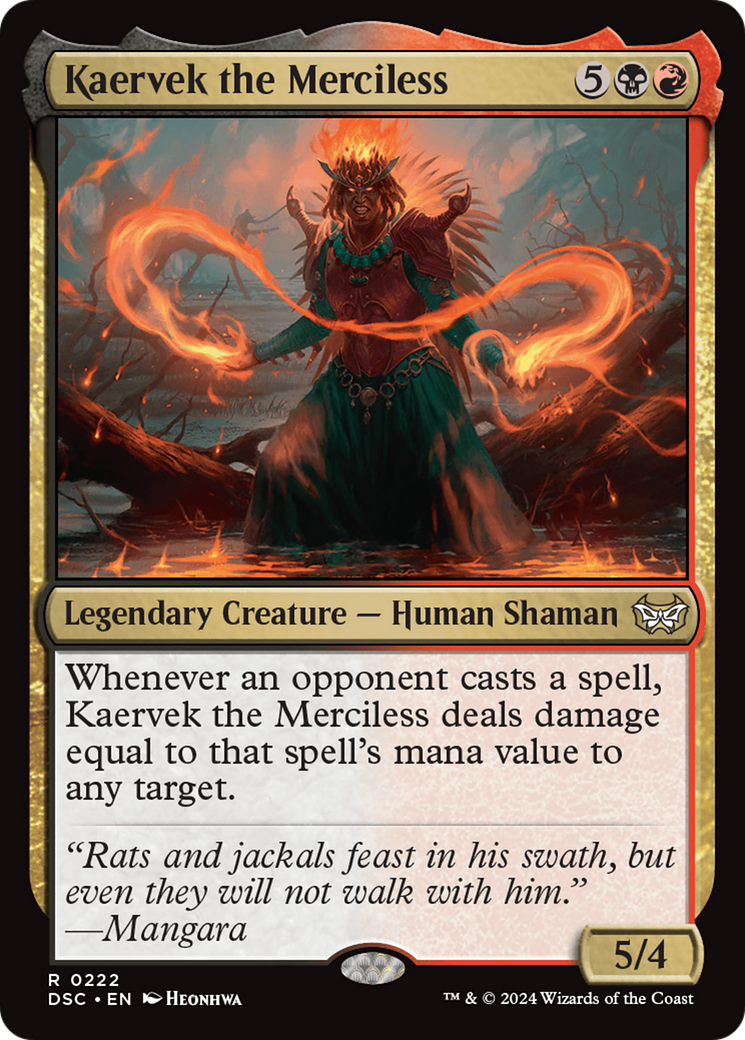 Kaervek the Merciless [Duskmourn: House of Horror Commander] | Gear Gaming Bentonville