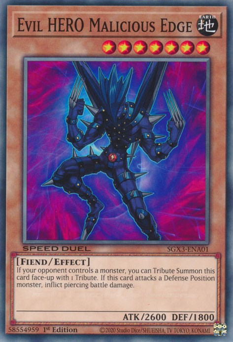 Evil HERO Malicious Edge [SGX3-ENA01] Common | Gear Gaming Bentonville