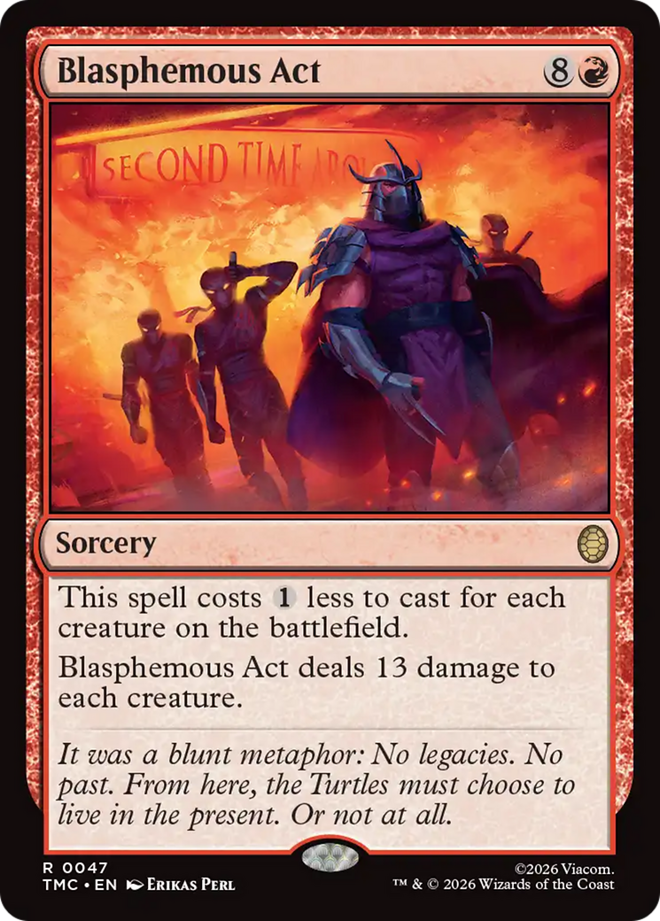 Blasphemous Act [Teenage Mutant Ninja Turtles Commander] | Gear Gaming Bentonville