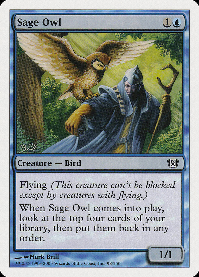 Sage Owl [Eighth Edition] | Gear Gaming Bentonville