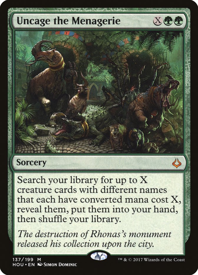 Uncage the Menagerie [Hour of Devastation] | Gear Gaming Bentonville