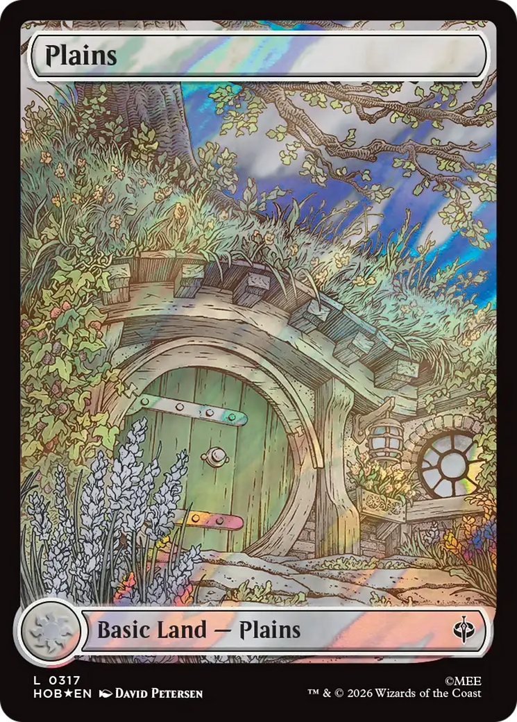 Plains (0317) (Surge Foil) [The Hobbit] | Gear Gaming Bentonville