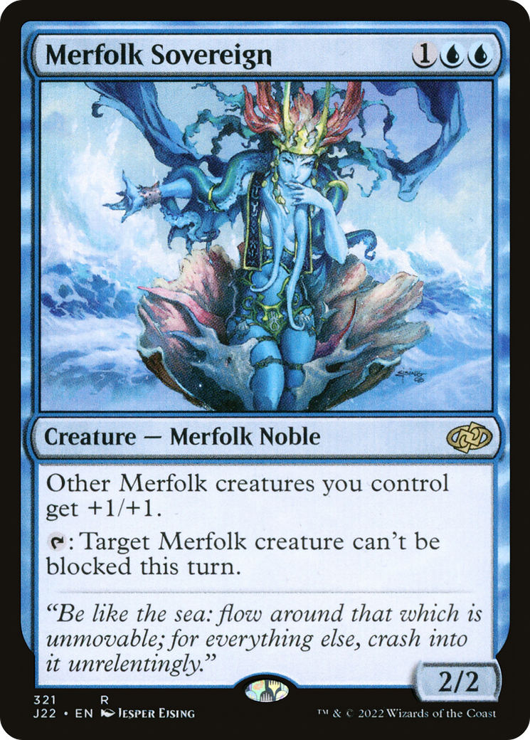 Merfolk Sovereign [Jumpstart 2022] | Gear Gaming Bentonville