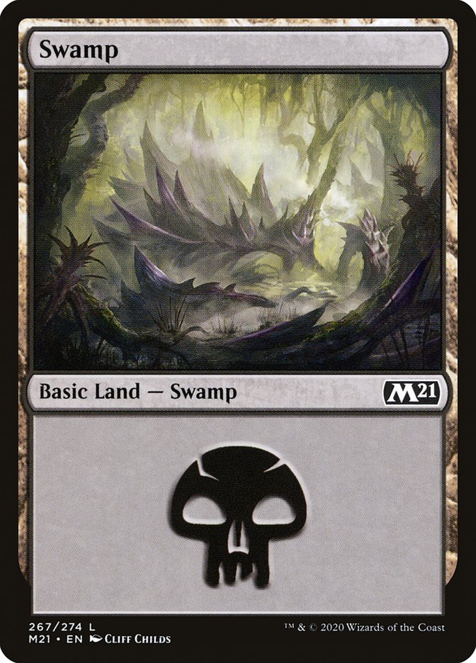 Swamp (267) [Core Set 2021] | Gear Gaming Bentonville