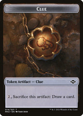 Treasure // Clue Double-Sided Token [Pioneer Challenger Decks 2022] | Gear Gaming Bentonville